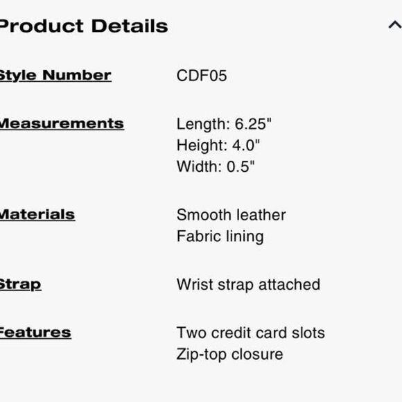 Coach Corner Zip Wristlet
With Cherry Print - Picture 3 of 3